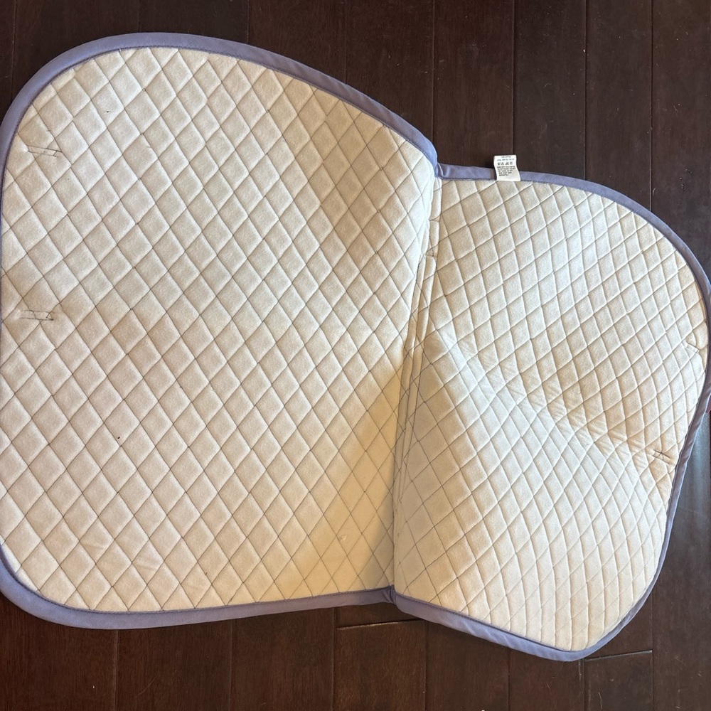 Periwinkle Tuff Rider All Purpose Saddle Pad - Picture 3 of 5
